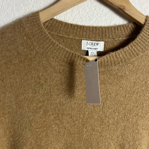 J.Crew Tan Crewneck Long Sleeve Sweater in Extra Soft Yarn Size XS - Picture 11 of 11